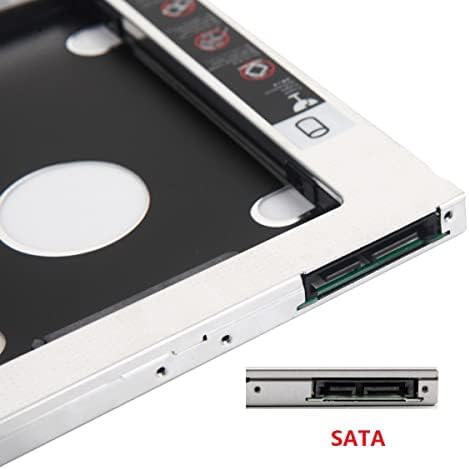 2-ри Твърд диск SATA HDD SSD Caddy Frame Тава за Fujitsu Lifebook E733 E734 E743 E753 E754
