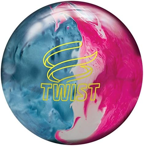 Реактивен топка за боулинг Brunswick Twist, Небето-Синьо/ Розово / Сняг, Размер 11