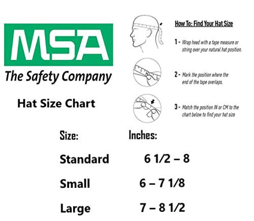Вафен MSA 454672 Skullgard с широка периферия и закопчалка тик-так | кепкой без прорезей, изработени от фенолна