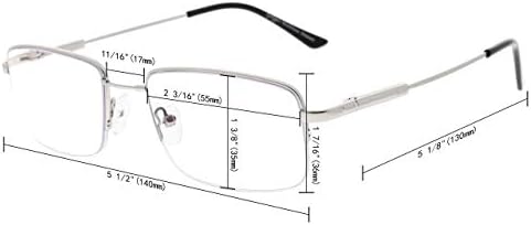 Eyekepper Прогресивно Четци 3 Ниво Визия Многофокусные Очила Анти UV Очила За Четене Мъжки Гъвкави Рамки С Паметта