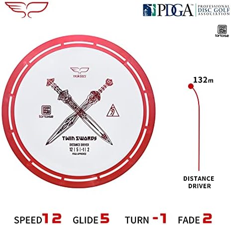 Драйвери за дисково голф Yikun Twin Swords Distance Driver Disc Golf Disx | 170-177 г | Са идеални за професионални