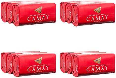 Класическият сапун за баня Camay с мек аромат, Розе, Бира, 4,4 грама (опаковка от 12 броя)