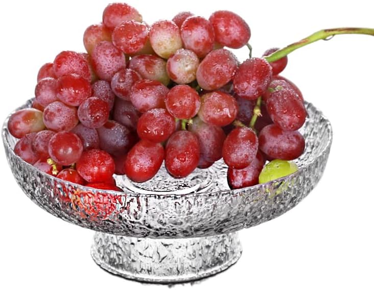 Водещата чиния YiYLunneo, лека, луксозна, стъклена, за бонбони, на сушени плодове, чиния за семената на пъпеш,