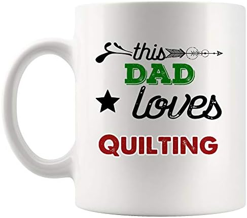 Този баща Обича Квилтинговую Чаша, Кафеена Чаша, Чаени Чаши, Подарък |Баща, Нов Баща, Подарък за моята Майка,