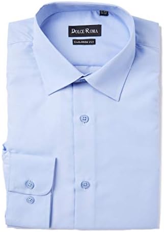 Dolce Roma - Мъжки риза с копчета - Модерна приятелка - Обикновена цвят