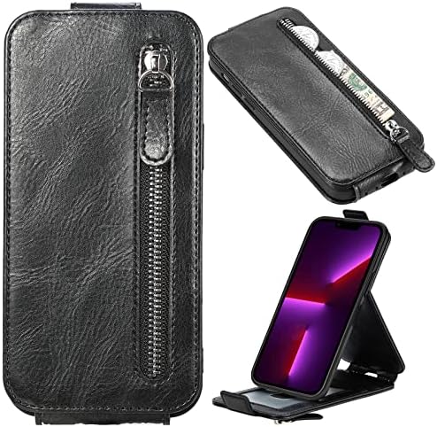 Чанта-портфейл XYX за TCL 20 SE, Монтиране Кожен Калъф-чантата с Мек горния джоб с цип и отделения за карти