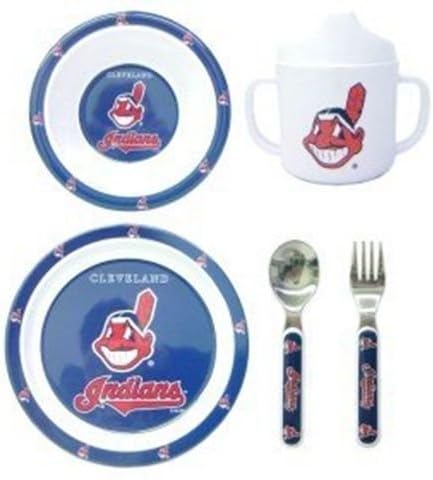 Комплект за детска вечеря MLB Cleveland Indians
