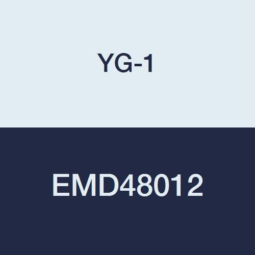 Твердосплавная fresa YG-1 EMD48012 V7 От стомана с Ъглов радиус, 4 Канала, Няколко Спирали, Обичайната дължина,