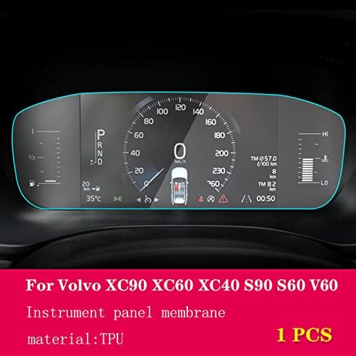 GZGZ Автомобили Мембрана Предната част на Арматурното Табло LCD Екран Защитно Фолио от TPU за Volvo XC40 V90
