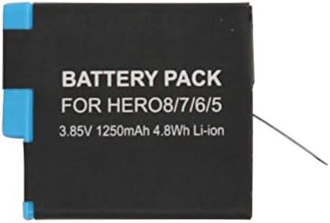 Подмяна на батерията и зарядното устройство AHDBT-801 за камери GoPro AHBBP-701 - Съвместима с напълно декодированным