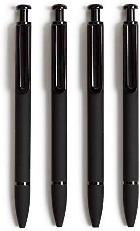 Химикалки U Brands Soft Touch Midnight Монтерей, 1 мм, 4 референтна рамка (5136E06-24) и прибиращ химикалка