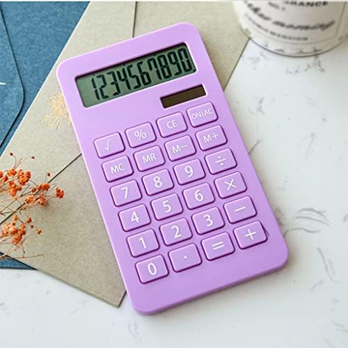 LDCHNH Слънчев калкулатор 10 Многофункционален Калкулатор Студентски Счетоводният Финансов Офис Цветни Компютърни