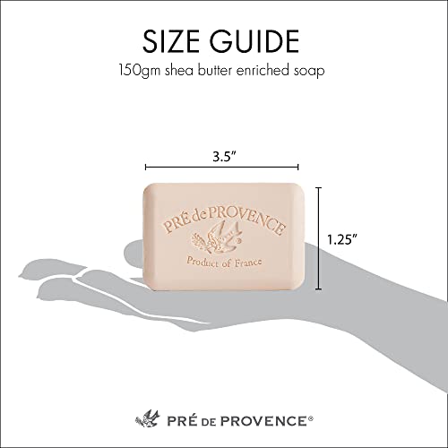 Част от сапун ръчно изработени Pre de Provence, Натурален френски грижа за кожата, Обогатен с органично масло