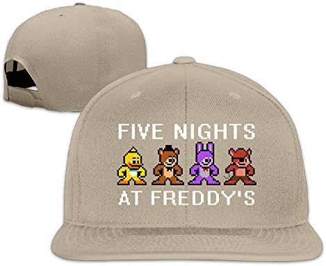 AAWODE Унисекс Five Nights at Freddy's Game Обикновена Регулируеми Шапки-Снэпбэк Шапки