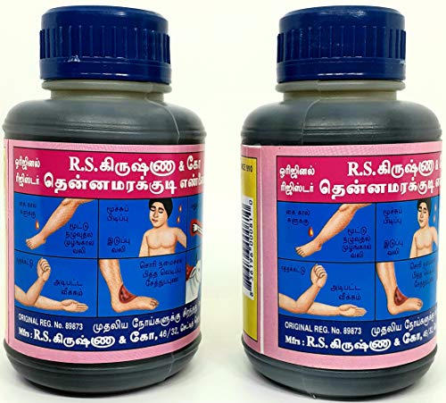 Р. S. KRISHNA & CO Оригинално масло Теннамаракуди 150 г (330 мл, опаковка от 2 броя)