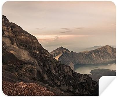 Планина в Пустинята Слънце, Мъгла, Облаци Езерото Плат За Почистване на Екрана за Пречистване на 2 елемента