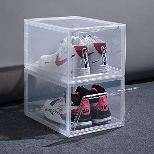 LXZDCT Штабелируемая Кутия за съхранение на обувки, Органайзер за обувки за маратонки, подходящи за мъже/жени