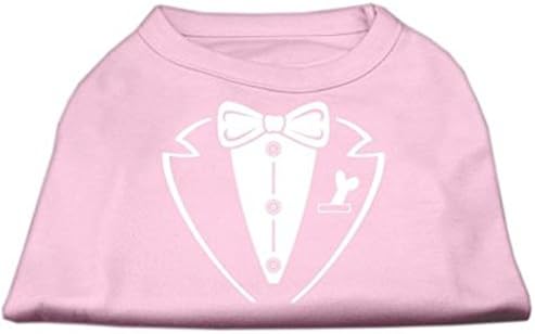 Риза с смокингом с Трафаретным принтом Светло Розов цвят XS (8)