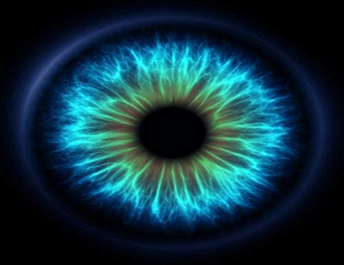 Направи си САМ 5D Диамантена Живопис Комплекти Син Цифров Очите Ученик на Човешкия Екстрасенс Абстрактен Д-р