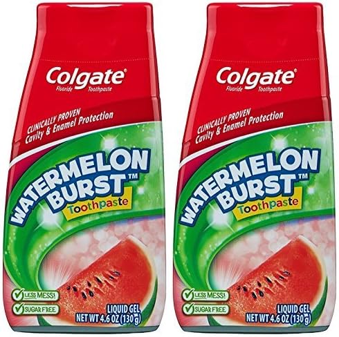 Паста за зъби Colgate Kids Watermelon Burst, 4,6 унции (опаковка от 2 броя)