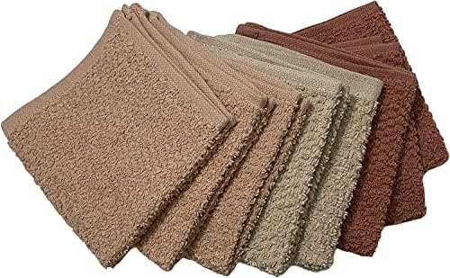 Комплект от 8 кърпички за миене на съдове Petal Cliff, сотканных от пуканки, предназначени за ексфолиране на