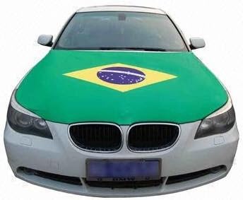 Бразилия - Капачка на капака на колата на мондиал 2018 (40 x 50 см)