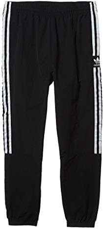 Нови спортни панталони Икона за момчета adidas Originals Kids (Малки деца / Големите деца) Черен /Бял XL (18