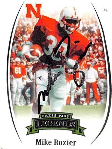 Футболна картичка с автограф на Майк Розиер (Nebraska Cornhuskers) 2007 Press Pass Легенди на 85 - Издълбани