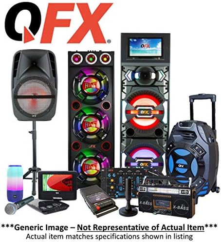 Динамичен микрофон QFX Instrument, конектор XLR (M-158), Черен