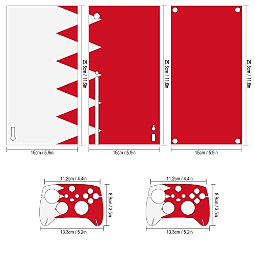 Флаг на Бахрейн Скинове за конзолата Xbox серия X И контролер Vinyl Стикер на кожата, Стикер-калъф За опаковане (Xbox X серия)