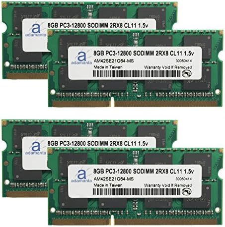 Ъпгрейд на памет на лаптоп Adamanta 32 GB (4x8 GB) за Fujitsu Celsius Mobile H920 Четириядрен процесор DDR3