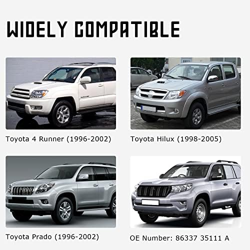 Подмяна на стълбове на автомобилната антена Tecreddy Power за Toyota 4 Runner (1996-2002) - Toyota Hilux (1998-2005)