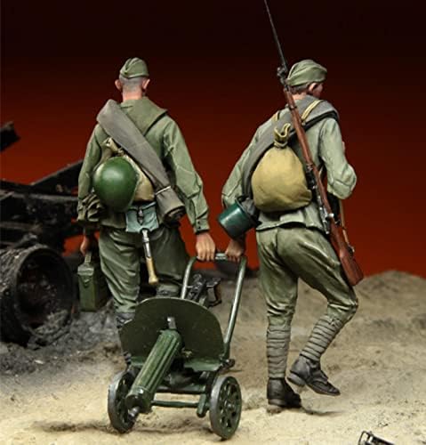 Колекция от модели на съветски пехотни войници от смола Goodmoel 1/35 на Втората световна война (2 човека) /