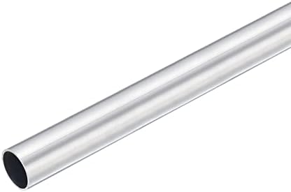 uxcell 6063 Алуминиева Кръгла Тръба 17 mm OD 15 мм Вътрешен Диаметър 250 мм Дължина на Тръбата на Тръбопровода