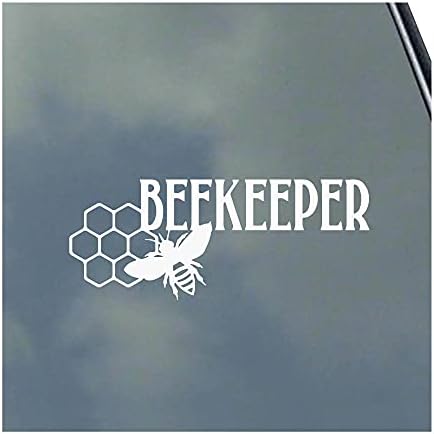 Пчелар с Винил Стикер във формата на сот, Стикер да Спасим пчелите, Естествоизпитател