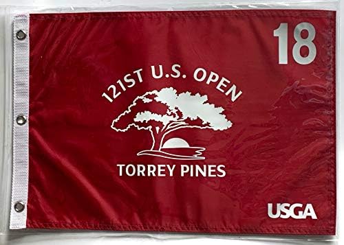 На откритото първенство на САЩ 2021 Флаг torrey pines golf червен шелкографический лого пин flag нова