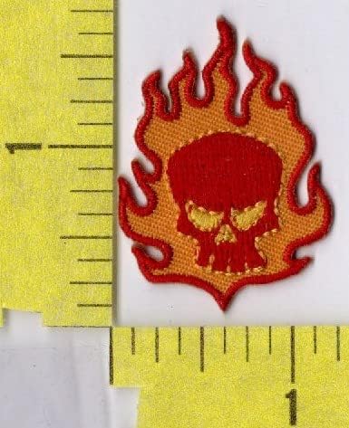 Лого на филма GR Череп в пламъци Желязо на нашивке