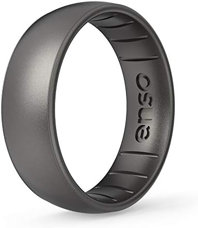 Силиконово пръстен Enso Rings Classic Elements | Произведено в САЩ | Удобно, дышащее и безопасно