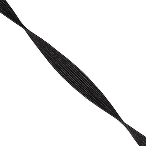 Плоска еластична лента за бродерия Мандала, ролка кабел с тъкани еластична лента за шиене и бродерия; 3/8 инча