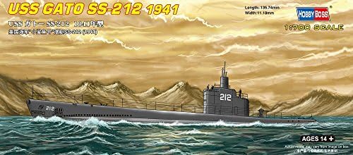Комплект за сглобяване на модели на лодки Hobby Boss USS ГАТО SS-212 1941