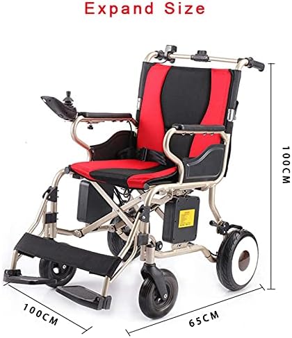NEOCHY Модерна Преносима Сгъваема Инвалидна Количка Със Захранването от батерията на 15 Мили с облегалката за