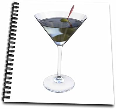 Графични напитки 3dRose Boehm - Алкохолна напитка за приготвяне на коктейл Мартини - Книги за рисуване (db_357641_3)