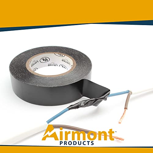 (8 опаковки) Цветно тиксо Airmont Products, 8 цвята електрически лента, всеки 3/4 инча х 60 метра височина х