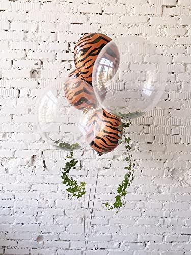 36 Бр. Балони в стил Джунглата от Lunaborne18-инчовите Балони от алуминиево фолио С Изображение на Леопард,