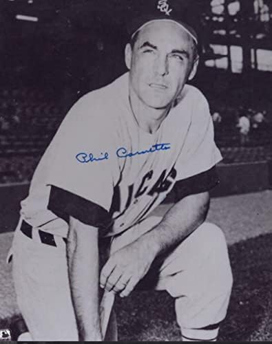 Снимка на Фил Каварретты Чикаго Уайт Сокс с автограф 8x10 С / Coa - Снимки на MLB С автограф