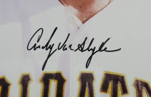 Анди Ван Слайк Подписа Автограф 8x10 Снимка на I - Снимки на MLB с автограф