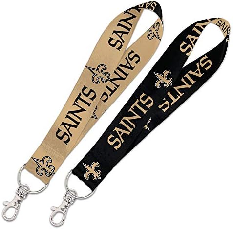 Каишка за ключове WinCraft NFL New Orleans Saints в съвсем малък, 1