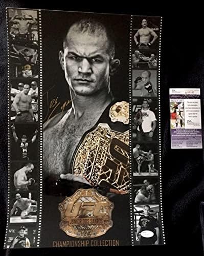 Джуниор Дос Сантос UFC Подписа Потребителски снимка 12x18, Аутентифицированную JSA - Снимки на UFC С автограф