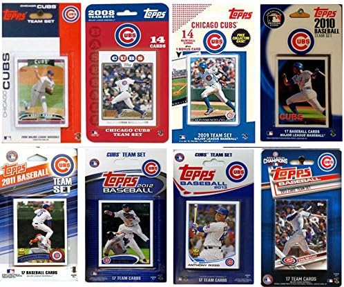 C&I Сбирка комплекти MLB Chicago Cubs Мъжки CUBS817TSChicago Cubs, 8 Различни Лицензионни групи от Командирите