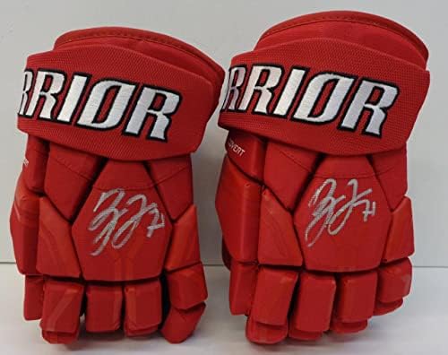 Хокейни ръкавици Warrior с автограф Дилън Ларкина - Чифт Ръкавици NHL с автограф